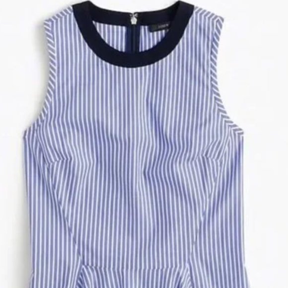 J.Crew Striped Peplum Tank Top size0 - Picture 9 of 11